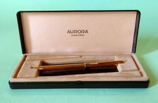 Penna Biro Aurora Marco Polo placcata oro vintage Vintage '70
