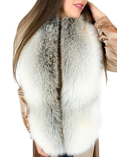Sciarpa pelliccia volpe shadow - sciarpa,