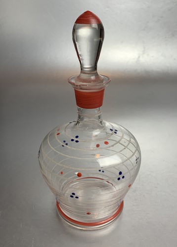 Vecchia caraffa vetro d9 - vecchia, d9,5