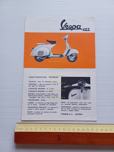 Piaggio vespa 125 1963 - piaggio,