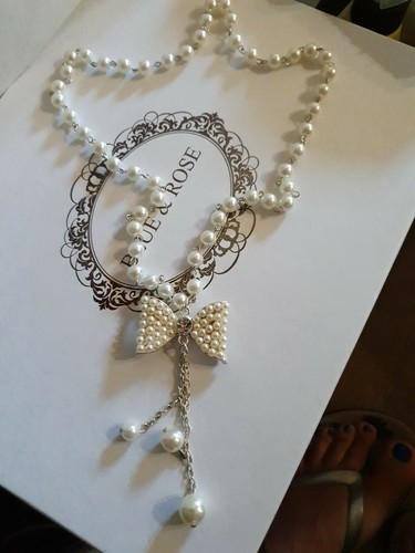 Collana donna lunga perle