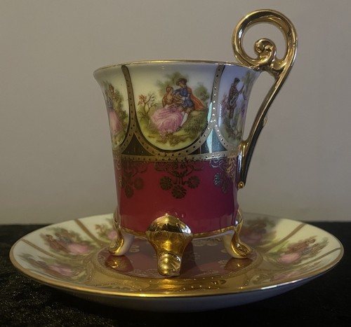 Tazza piattino limoges - tazza, la