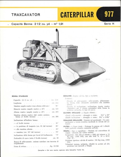Brochure caterpillar 977 - ,