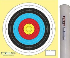 Glac Store® Set 10 Bersagli Target Tiro con L’Arco Battifreccia + Porta Frecce