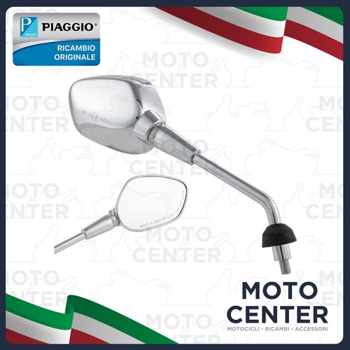 Specchio cromato piaggio - dx.,
