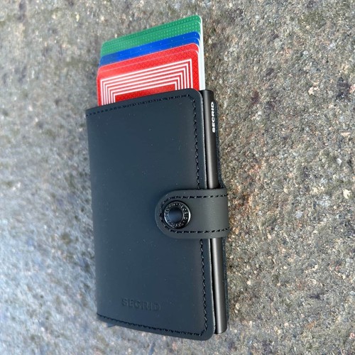 Secrid mini portafoglio nero - mini,