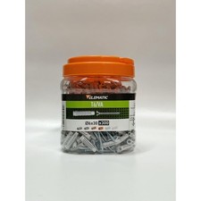 BOX TASSELLI CON VITI DA 6  - 300 PEZZI MM 6 - ELEMATIC "T6"