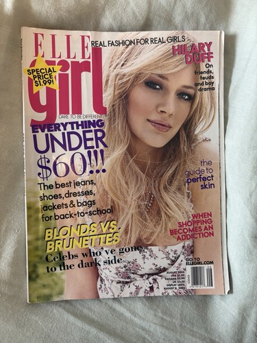 Elle girl magazine august - elle,