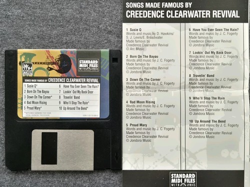 Floppy disk creedence - disk,