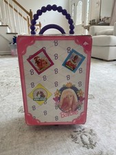 1995 Tara Mattel Barbie custodia da viaggio con ruote Australia Kenya Irlanda