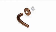 Mezza maniglia per porta blindata Spingi Destra comprensiva di kit montaggio