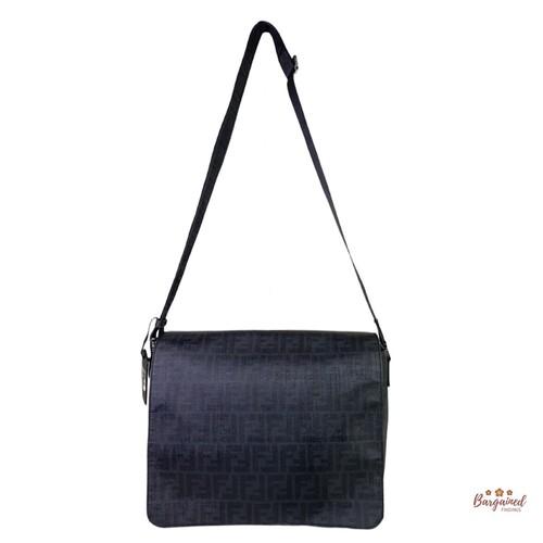 Authentic fendi black zucca - fendi,