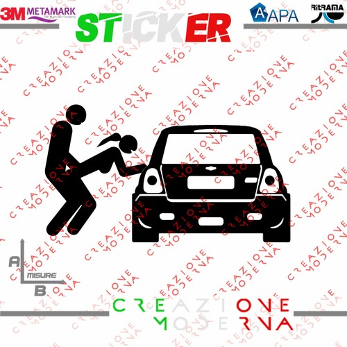 Adesivo sticker sesso omini - adesivo,