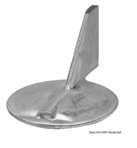 Anodo alluminio pinna hp - pinna,