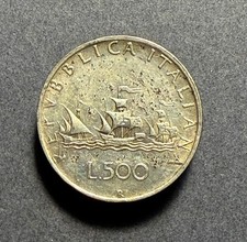 Italy, 500 Lire Silver coin