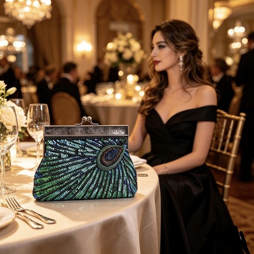 Pochette sera piuma - da,