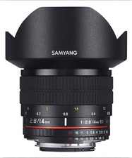 Obiettivo Samyang 14mm f/2.8 IF ED UMC Aspherical per Nikon F Come NUOVO!