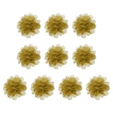 Pezzi chiffon fiori - 10,