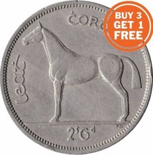  IRLANDA MEZZA CORONA 2 SCILLING 6 PINGIN EIRE, SCELTA IRLANDESE DATA 1928-1967