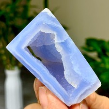 62G Agata Rigata Blu Naturale