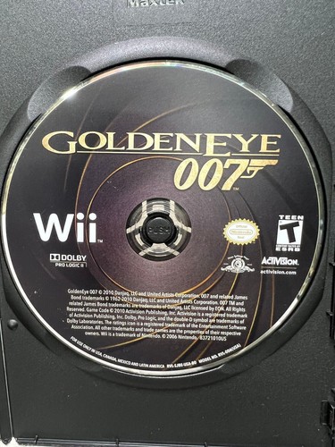 Goldeneye 007 wii disco - 007,