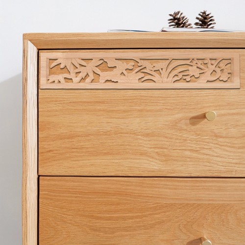 Tavolino intagliato legno - ,