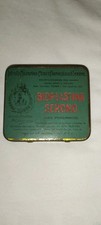 BIOPLASTINA SERONO*SCATOLA DI LATTA LITOGRAFATA ANNI 40 DA COLLEZIONE