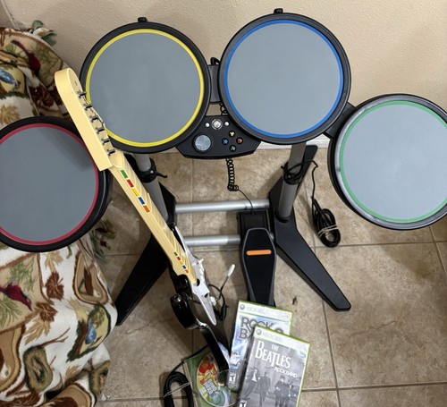Xbox 360 rock band bundle - xbox,