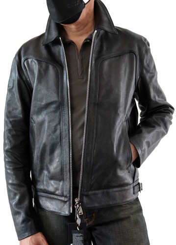 Dsquared2 giacca jeans pelle - dsquared2,