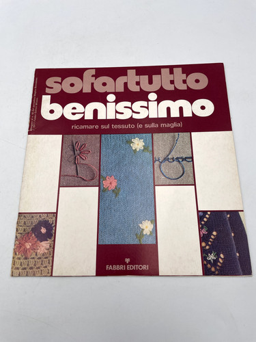 Sofartutto benissimo ricamare - benissimo,