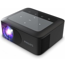 Philips NeoPix 110 Mini Proiettore HD 720p WiFi HDMI USB, Display 65'', Nero