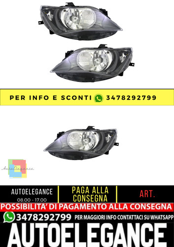 Set fari anteriori per - , seat
