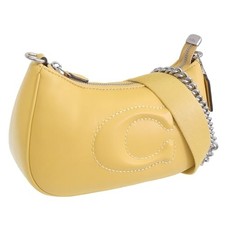 Borsa a tracolla COACH da donna marca outlet in pelle blu firmata TERI trapun...