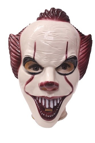 Maschera viso clown costume