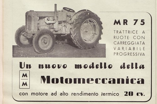 Pubblicita 1952 motomeccanica - 1952,