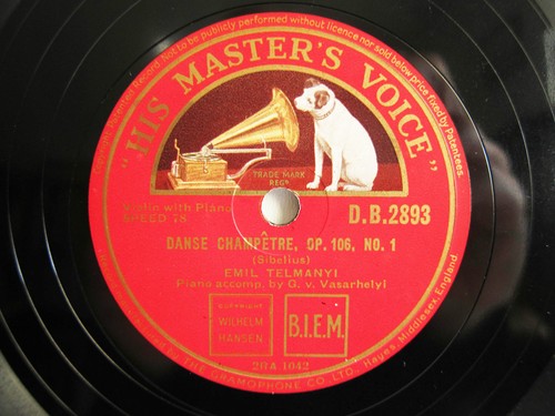 78rpm emil telmanyi violin - 78rpm,