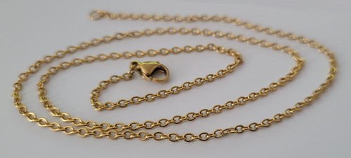 Collana catena placcata oro - catena,