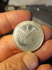 10 Marchi Argento Germania 1972   XX Olimpiadi Monaco - Zecca J Amburgo 