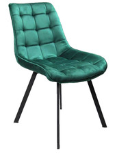 POLTRONA SEDIA VELLUTO VERDE
