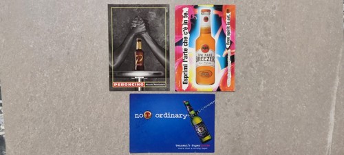 Quattro cartoline gadget birra - cartoline,