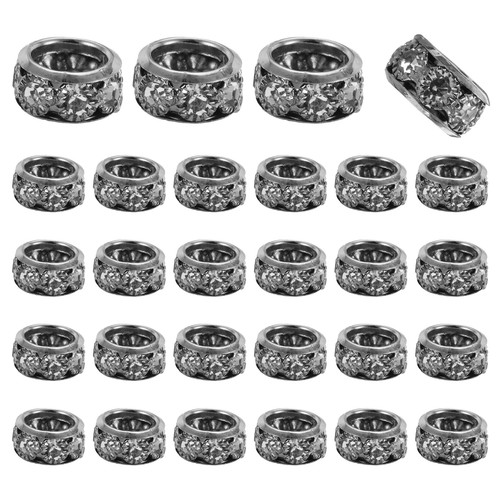 Pezzi perline strass foro - pezzi,