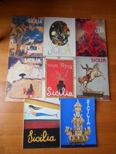 SICILIA LOTTO DI 8 RIVISTE ANNI '60-'70 FLACCOVIO EDITORE