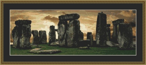 Kit punto croce stonehenge - kit,