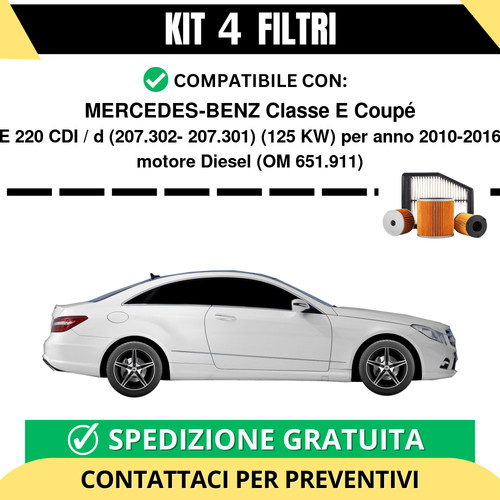 Kit filtri tagliando per - 4,