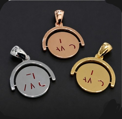 Collana con ciondolo girevole - collana,
