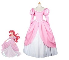 Costume cosplay ariel rosa - costume,