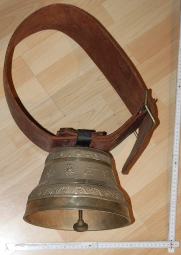 Campana mucca ottone - campana,