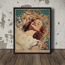 Vintage drug girl wall art - drug,