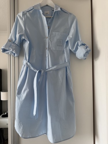 Abito camicia cotone - , blu