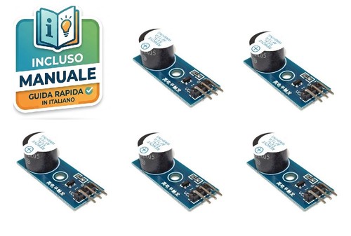 Modulo buzzer attivo 3v - 5x,